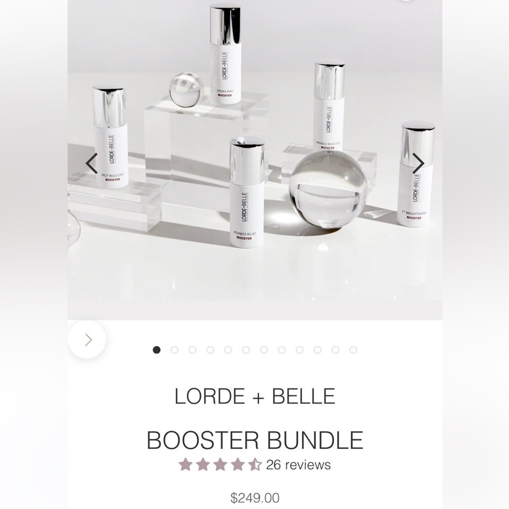 Brand New!! Lorde + Belle Booster Bundle Skincare Serum